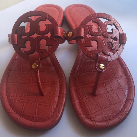 Tory Burch Shoes - Tory Burch Iconic Miller Sandal Red size 10